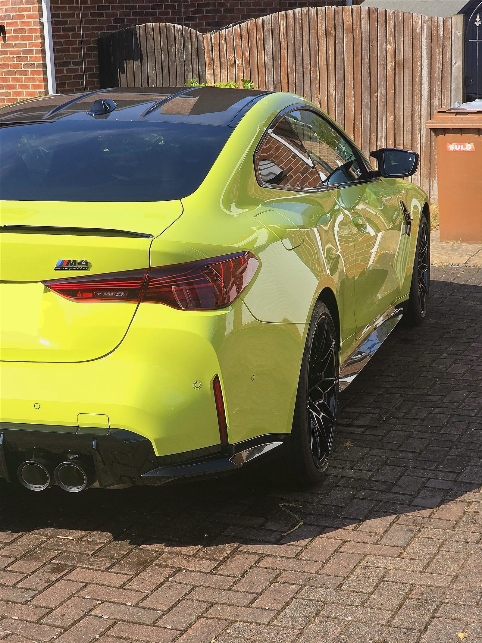 BMW M4 rear quarter detail — Silver Package